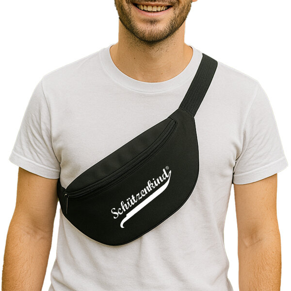 Schützenkind Vintage Bauchtasche 2,5 Liter Black