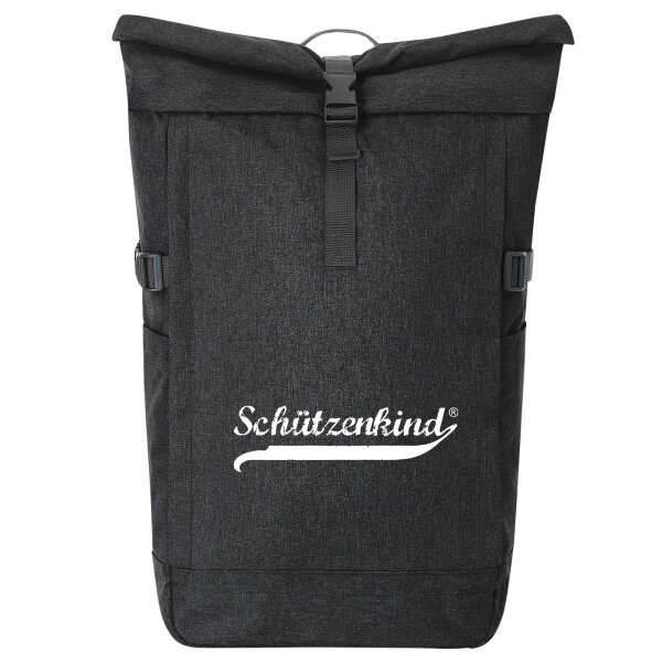 Schützenkind Vintage Kurierrucksack 30-44 Liter Black Melange