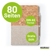 Schützenkind Vintage Notizbuch A5 80 Blatt inkl. Kugelschreiber