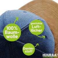 Kirmeskind Vintage Cappy Mütze Denim