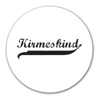 Kirmeskind Vintage Aufkleber 10cm Sticker