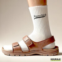 Kirmeskind Vintage Unisex Socken 37/46 White Motiv Tennissocken