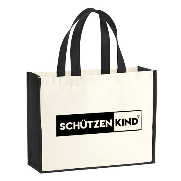 Schützenkind Modern Jutetasche 21 Liter Black