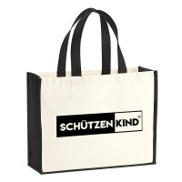 Schützenkind Modern Jutetasche 21 Liter Black
