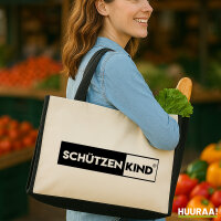 Schützenkind Modern Jutetasche 21 Liter Black