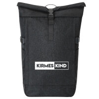 Kirmeskind Modern Kurierrucksack 30-44 Liter Black Melange