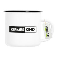Kirmeskind Modern Emaille Tasse 300ml Vintage Emaille Becher