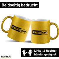 Kirmeskind Modern Glitzertasse 330ml