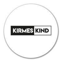 Kirmeskind Modern Aufkleber 10cm Sticker