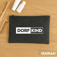 Dorfkind Modern Kulturbeutel 1 Liter Filz Charcoal...