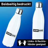Dorfkind Modern Edelstahl-Trinkflasche 500ml