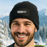 Bördekind Modern Beanie Black Mütze