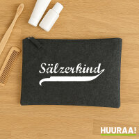 Sälzerkind Vintage Kulturbeutel 1 Liter Filz...