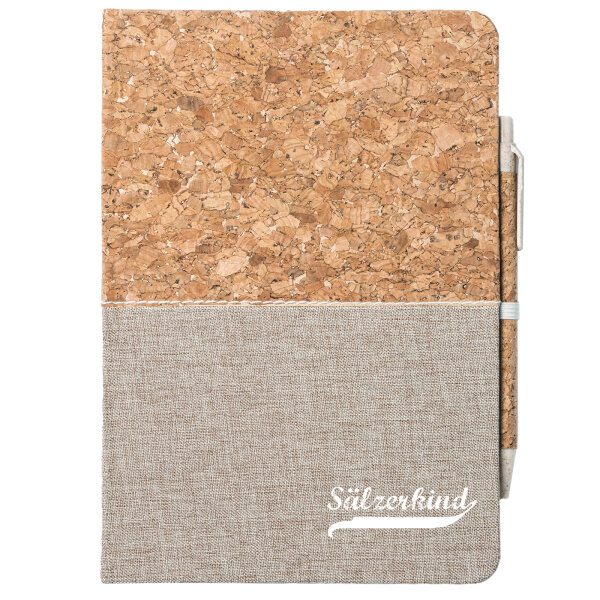 Sälzerkind Vintage Notizbuch A5 80 Blatt inkl. Kugelschreiber