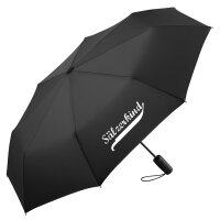 Sälzerkind Vintage Regenschirm 98cm Schwarz
