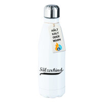 Sälzerkind Vintage Edelstahl-Trinkflasche 500ml