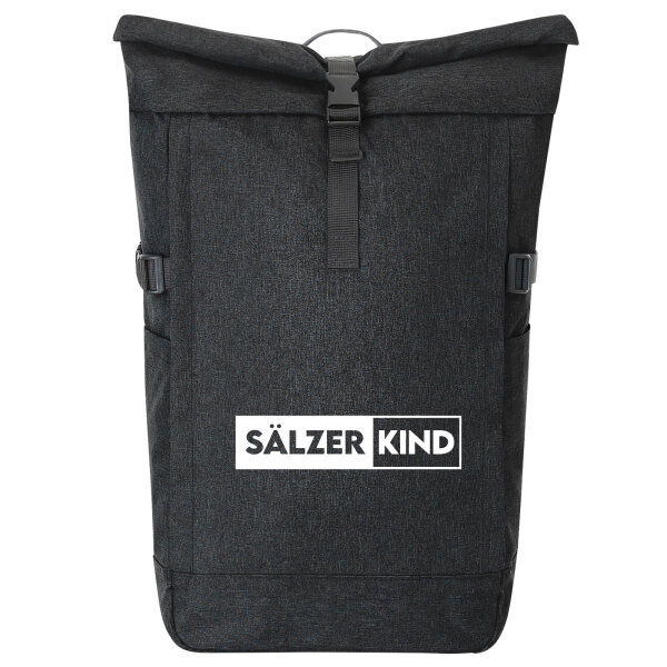 Sälzerkind Modern Kurierrucksack 30-44 Liter Black Melange