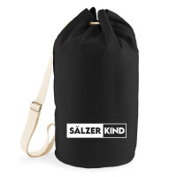 Sälzerkind Modern Seesack 20 Liter Rucksack Black