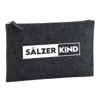 Sälzerkind Modern Kulturbeutel 1 Liter Filz Charcoal...