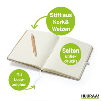 Sälzerkind Modern Notizbuch A5 80 Blatt inkl. Kugelschreiber