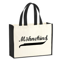 Möhnekind Vintage Jutetasche 21 Liter Black