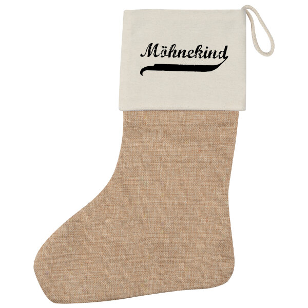 Möhnekind Vintage Weihnachtsstrumpf Beige
