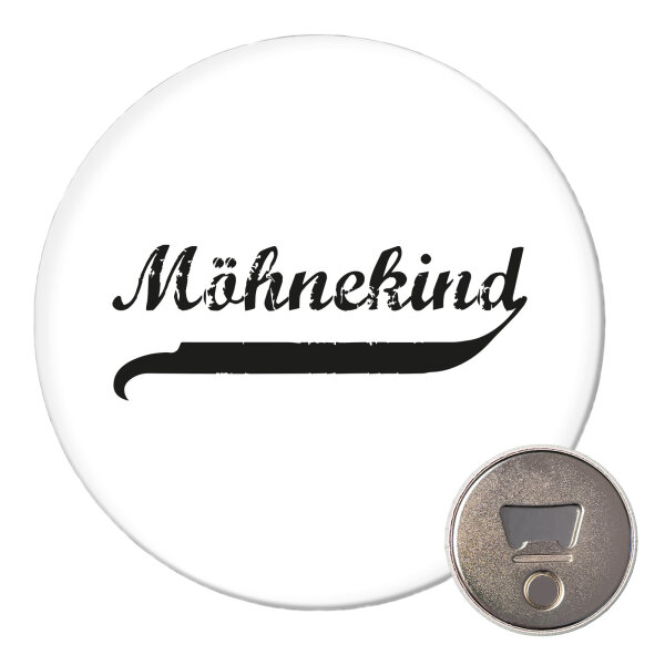Möhnekind Vintage Magnet 59mm Kühlschrankmagnet Flaschenöffner