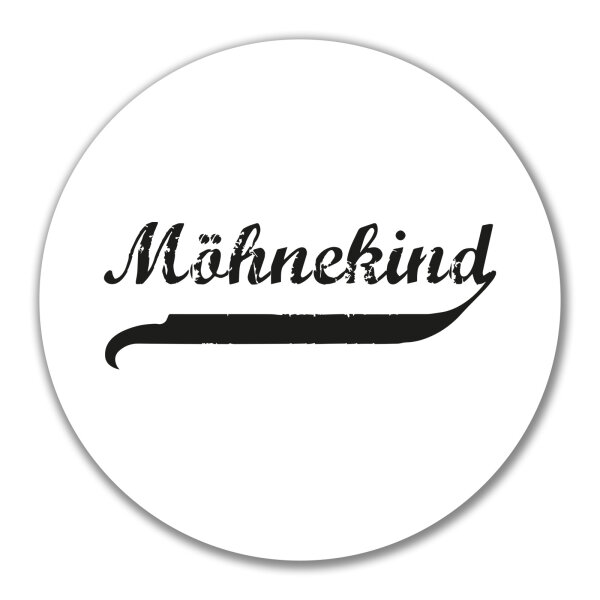 Möhnekind Vintage Aufkleber 10cm Sticker