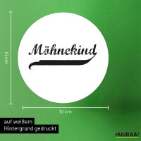 Möhnekind Vintage Aufkleber 10cm Sticker