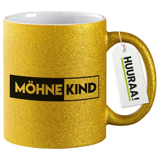 Möhnekind Modern Glitzertasse 330ml