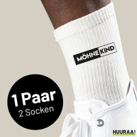Möhnekind Modern Unisex Socken 37/46 White Motiv...