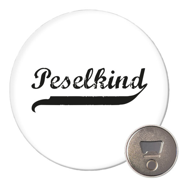 Peselkind Vintage Magnet 59mm Kühlschrankmagnet Flaschenöffner