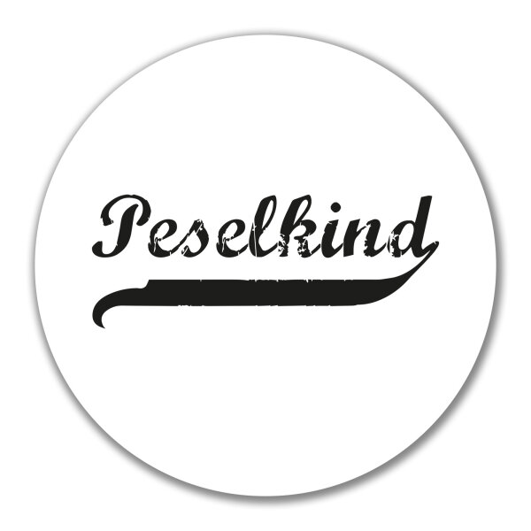 Peselkind Vintage Aufkleber 10cm Sticker
