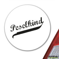 Peselkind Vintage Aufkleber 10cm Sticker