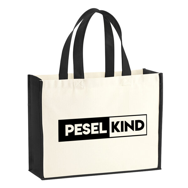 Peselkind Modern Jutetasche 21 Liter Black