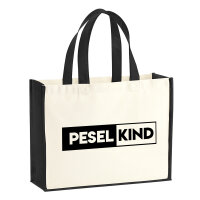 Peselkind Modern Jutetasche 21 Liter Black