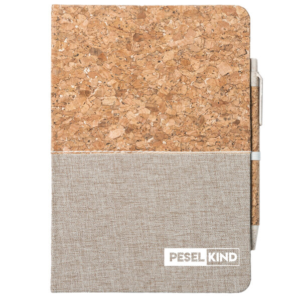 Peselkind Modern Notizbuch A5 80 Blatt inkl. Kugelschreiber