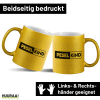 Peselkind Modern Glitzertasse 330ml