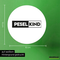 Peselkind Modern Aufkleber 10cm Sticker