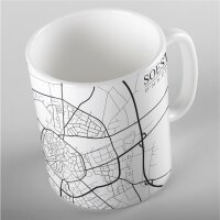 Soest Tasse - Motiv Stadtkarte