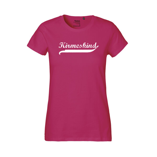 Kirmeskind Vintage Damen T-Shirt XXL Pink