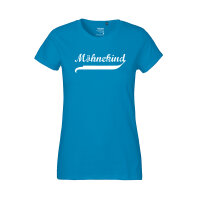 M&ouml;hnekind Vintage Damen T-Shirt XL Sapphire