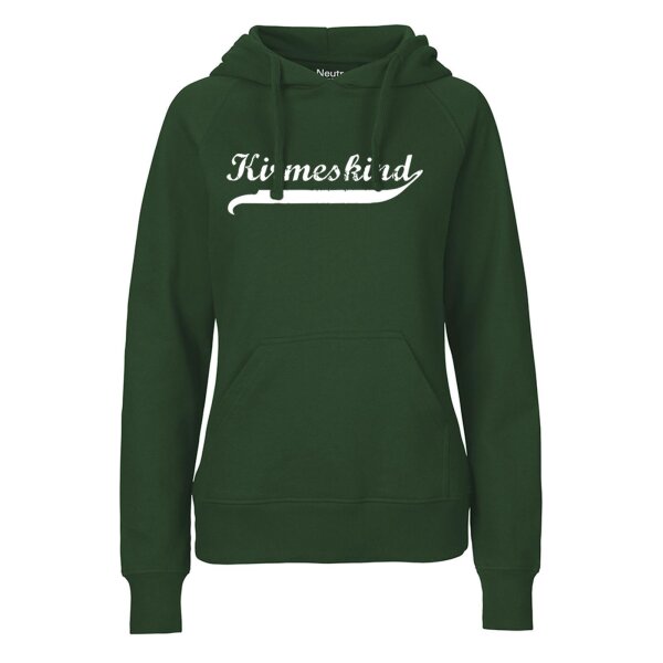Kirmeskind Vintage Damen Hoodie L Bottle Green