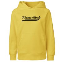 Kirmeskind Vintage Kids Hoodie 92/98 Yellow