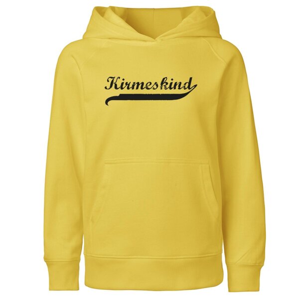 Kirmeskind Vintage Kids Hoodie 128/134 Yellow