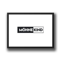 Möhnekind Modern Poster
