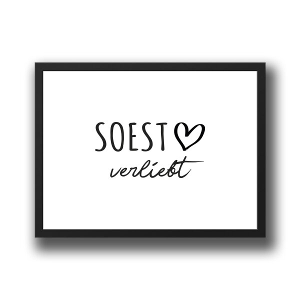Soest verliebt Poster A4 210 x 297mm