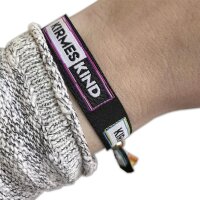Kirmeskind Armband wiederverschließbar mit Perlenverschluß