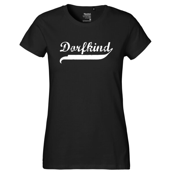 Dorfkind Vintage Damen T-Shirt M Black