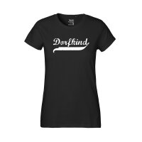 Dorfkind Vintage Damen T-Shirt M Black
